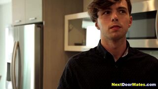 Paul Canon gets bareback fucked by his boyfriend, who licks his ass while rimming him - 1 image