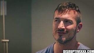 Hot producer brutally fucks and facefucks Derek Kage's tight ass and tight face