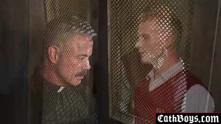 Reece Scott dominates Dylan Tides' ass before taking his massive cock deep in his mouth and ass