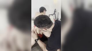 Watch Shulxxx & Brunangels take turns on a rough uncut dick play with a real-life twist - 13 image