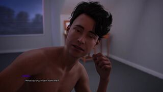 Elijah can't resist James' rough domination in hot 3D porn game