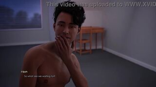 Elijah can't resist James' rough domination in hot 3D porn game