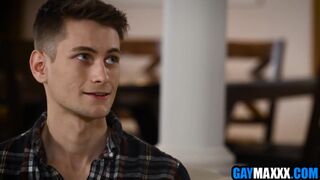 Evan Jordie, Ty Santana, and friends share a shower with their hot friend & get bareback fucked hard