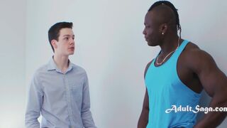 Texas Twink and Harrison Feels share a raw, mutual jerk off before a hard-on