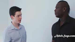 Texas Twink and Harrison Feels share a raw, mutual jerk off before a hard-on