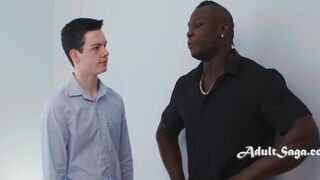 Texas Twink and Harrison Feels share a raw, mutual jerk off before a hard-on