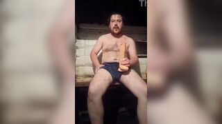 Watch this Russian stud take a deep anal pounding & ride his fat cock till he cums!