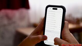 Ryder Owens can't resist Carter Collins' huge dick at glory hole and ends up gagging on his rimming and blowjob skills