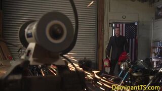 Latina TS Foxxy gets her ass licked before taking it from a guy's hard shaft - 1 image