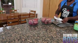 Micah Martinez and Miles Fallon get wild with a raw bareback anal surprise