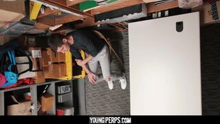 Watch young perps get their tight assholes stretched by black cocks in wild anal action