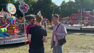 George Mason & Danny Bianchi's wild bareback anal session with Cute Dark Haired Twink