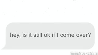 George Mason & Danny Bianchi's wild bareback anal session with Cute Dark Haired Twink