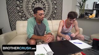 Stepbro Xavier Aries fucks Dakota Lovell's tight ass & fills it with his hot load