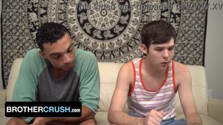 Stepbro Xavier Aries fucks Dakota Lovell's tight ass & fills it with his hot load