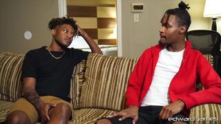 Watch Jaylen Rebel's first time with EdJames: raw, intimate and raw!