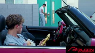 Watch Cody Seiya's tattooed ass get drilled by Kane Fox's hairy snatch - 4 image