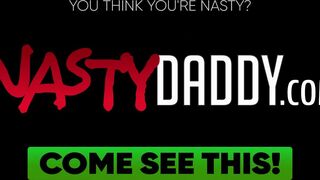 Watch Brad Kalvo's girlfriend, daughter, and a huge cock go wild with bareback fucking in this hardcore rimming and deepthroat action