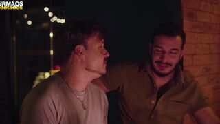 Stepdad RickNeker & Donato Ramon's first time in the ass: Bareback ass-to-mouth action with a muscular guy