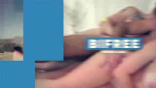 Mason Lear & Maxim Law share a big dick while taking turns deepthroating & riding Ricky Larkin