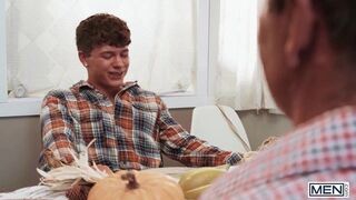 Foxy Alex & Cherry Kiss take Thanksgiving Day to a whole new level with raw doggystyle action & cum on their bodies