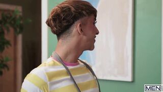 Foxy Alex & Cherry Kiss take Thanksgiving Day to a whole new level with raw doggystyle action & cum on their bodies