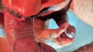 Felipe Nuru's well-endowed black stud rubs down in the massage room - 11 image