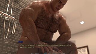 May Love's stepdaddy gives her a steamy shower & sloppy BJ with a huge load of cum