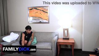 Stepdad shares bed with stepdaughter & they go wild with deepthroating, rimming, and anal creampies! - 7 image