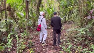 Maloka & Euerickdiaz get wild in public park with personal trainer