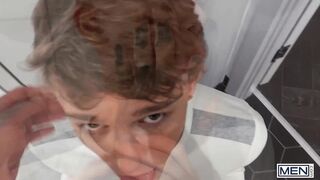 Zilv Gudel's tight ass drilled hard before getting a big load in doggystyle