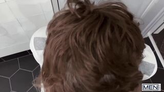 Zilv Gudel's tight ass drilled hard before getting a big load in doggystyle