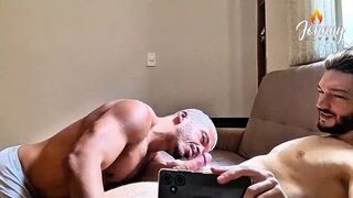 Felipe Figueiredo & Johnny Alves go wild with hot interracial anal action