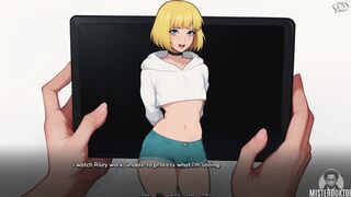 FemboY #09: Watch this blonde teen take a hard pounding in a wild game of BUNKERED! - 1 image