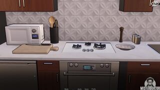 FemboY #09: Watch this blonde teen take a hard pounding in a wild game of BUNKERED!