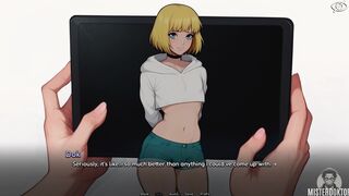 FemboY #09: Watch this blonde teen take a hard pounding in a wild game of BUNKERED!