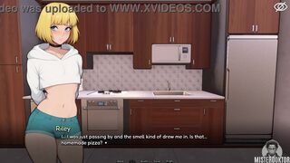 FemboY #09: Watch this blonde teen take a hard pounding in a wild game of BUNKERED! - 9 image