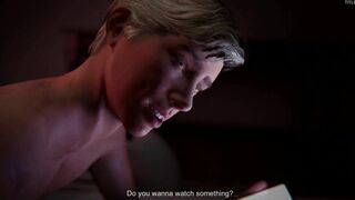 Pasha2002 gets her tight ass drilled hard at wild party with friend watching in 3D - 3 image