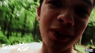 Sam Ledger takes a raw pounding from hung friend & takes a hot facial from buddy's big cock