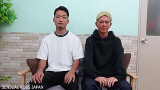 Watch as these muscular guys take turns taking uncut cocks in wild Asian orgy with cum-covered bodies