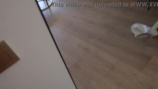 Stepdad catches stepdaughter Polly getting naughty & gives her a rough pounding from behind - 9 image