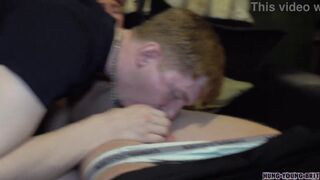 Owen Banks, Mason French & Craig Kennedy take on BBC in rough threesome action with hairy assholes getting drilled hard