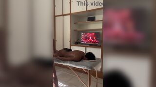 Rilvas Sacaria & Ale Diorio's first anal massage ends with a hot load in their ass