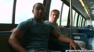 Rick Mccoy pounds BBC on a public bus in PROJECT CITY Bus!