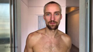 Watch Kit Belove & Falcon Al get it on in the elevator - intense anal sex with a muscular guy and a passionate young man