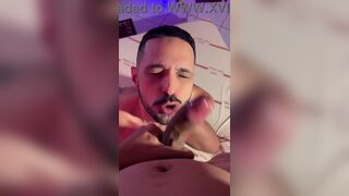 My friend's brother Pedro Matiazi dominates me with his massive cock in POV