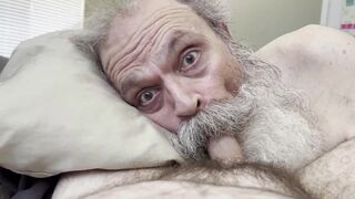 Tyler Preston & Fuzzybeardboy go wild with big bear and cum in mouth