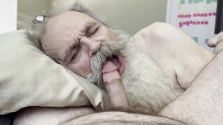 Tyler Preston & Fuzzybeardboy go wild with big bear and cum in mouth - 3 image