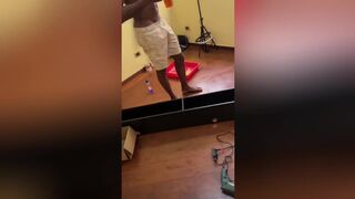 Novin Carioca & Jhulian Moura go wild with white twink's big cock in the forest - 6 image