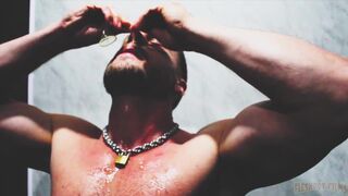 Drills & Barebacks mercilessly drill muscular boy on boy with their big cocks - 3 image